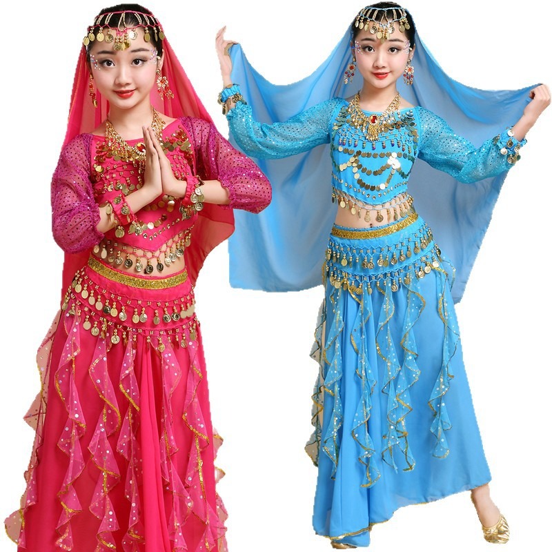 Anime Cosplay Dance - Belly Dance Costume Set Oriental Indian