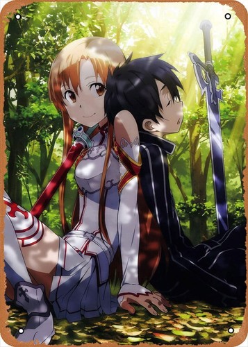 Sword Art Online Cape - Anime Metal Poster Sword Art Online