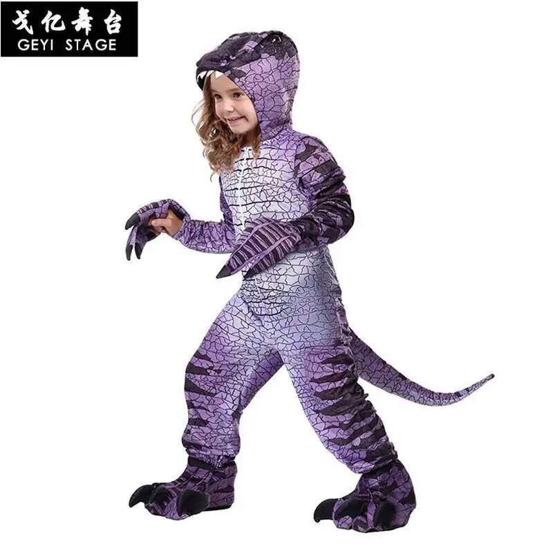 Anime Cosplay Girls - Raptor Halloween new Purple Raptor Jurassic