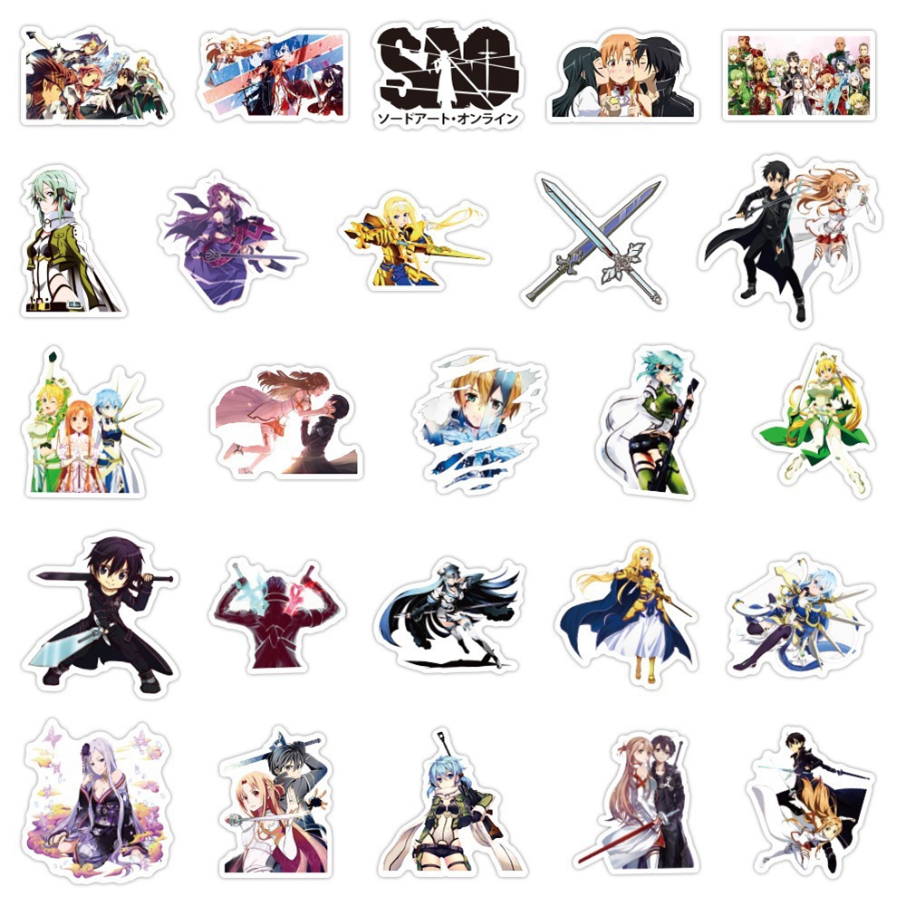 1 Pack Anime Sticker Sword Art - Sword Art Online Cape reseña y precio