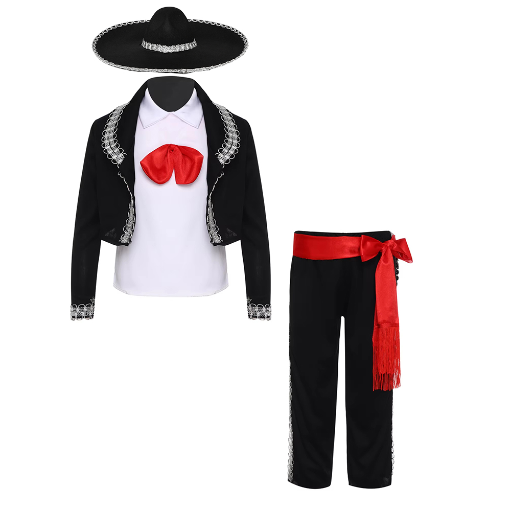 Boy Mexican Costume Kids Tradi - Anime Cosplay Dance reseña y precio