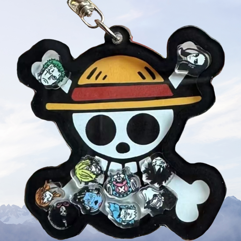 One Piece keychain Luffy straw - One Piece Straw Hat reseña y precio