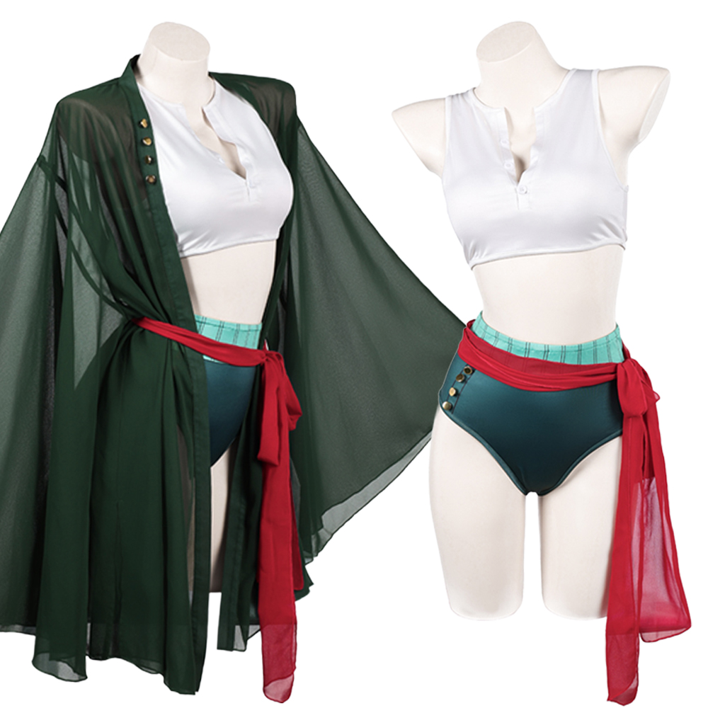 Fantasia Pirate Lady Roronoa O - Anime Zoro Cosplay Female reseña y precio