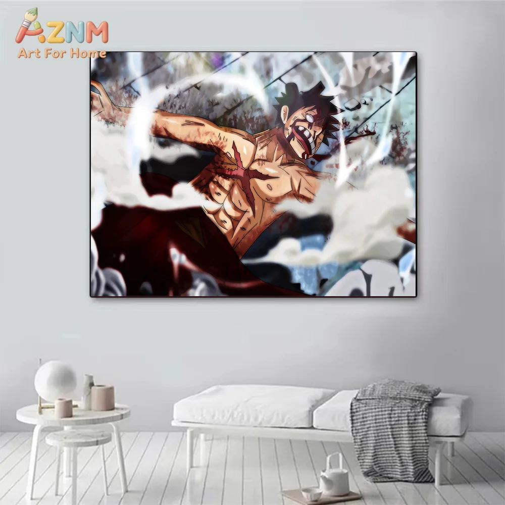 AZNM One Piece Anime Canvas Wa - One Piece Straw Hat reseña y precio