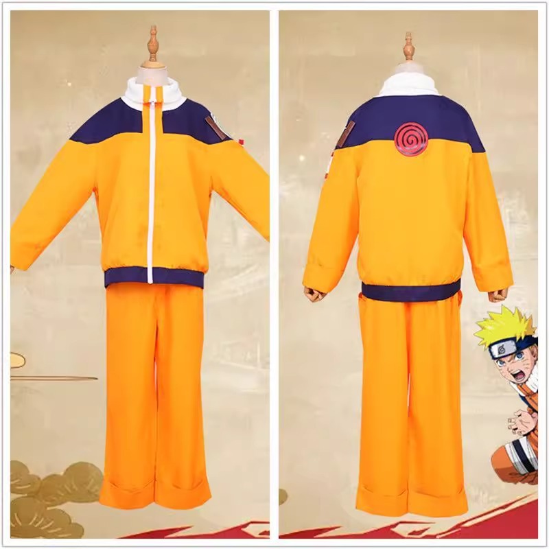 Uzumaki Cosplay Costume Orange - Anime Cosplay Naruto reseña y precio