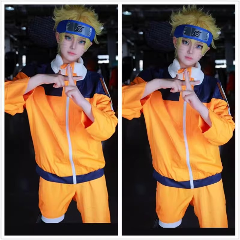 Uzumaki Cosplay Costume Orange - Anime Cosplay Naruto reseña y precio