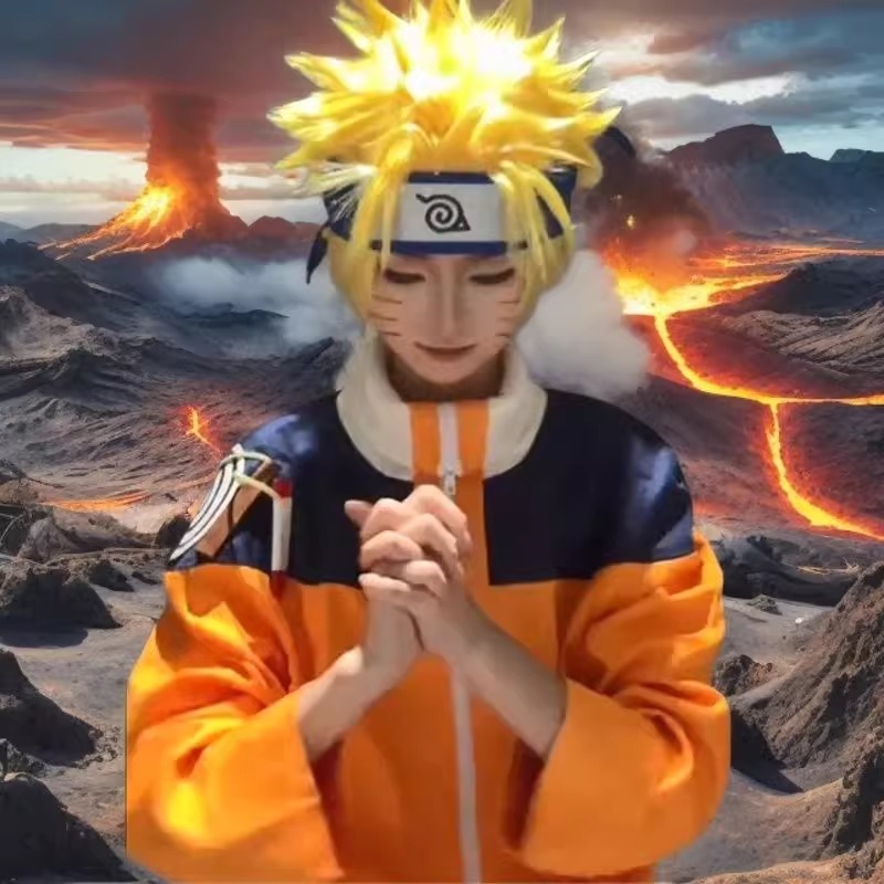Uzumaki Cosplay Costume Orange - Anime Cosplay Naruto reseña y precio