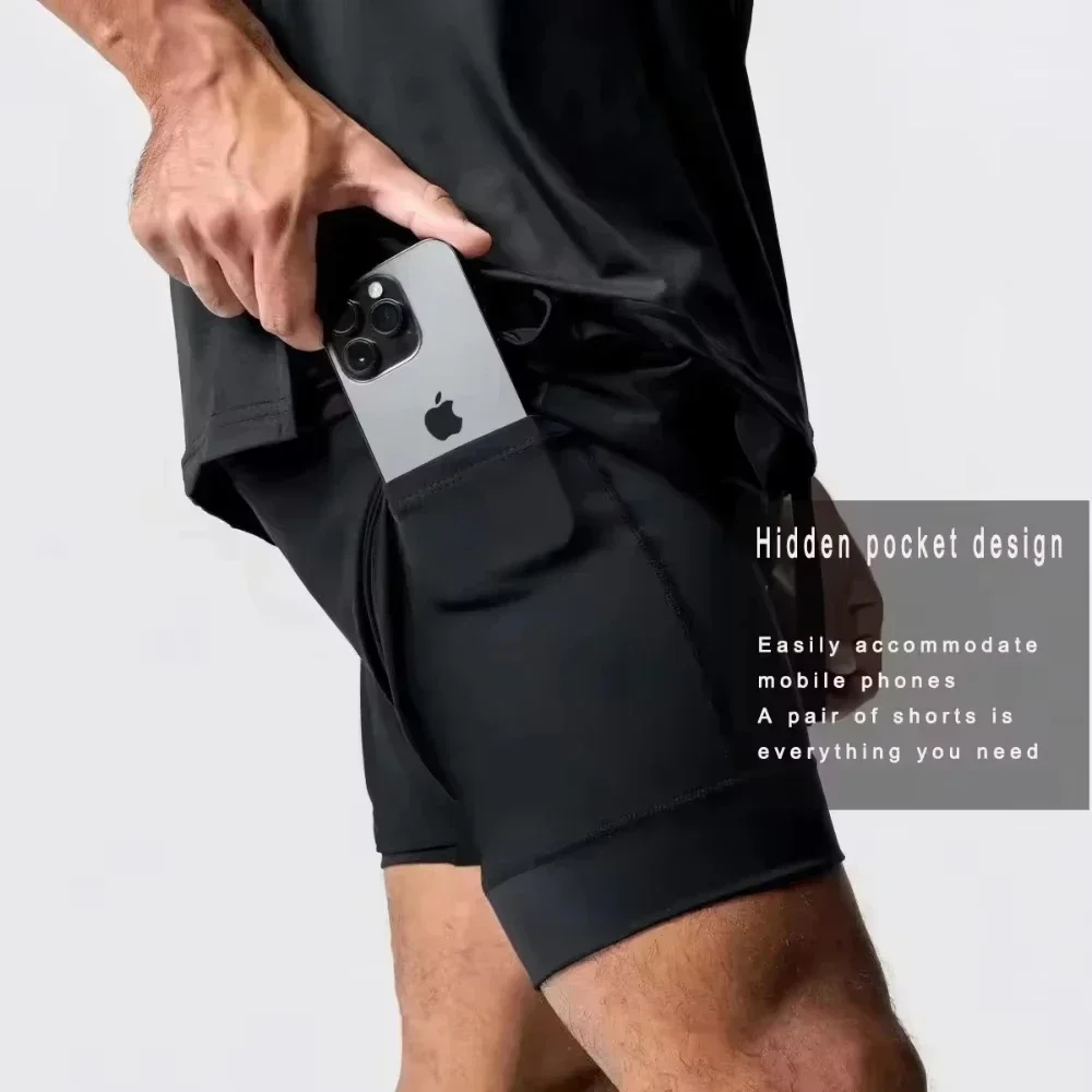 Akaza Men's 2-in-1 Shorts cott - Anime Cosplay Naruto reseña y precio