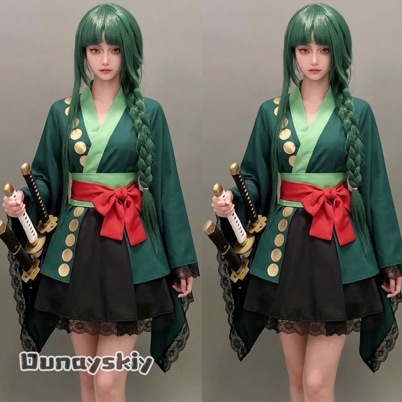 Anime Roronoa Zoro Cosplay Cos - Anime Zoro Cosplay Female reseña y precio