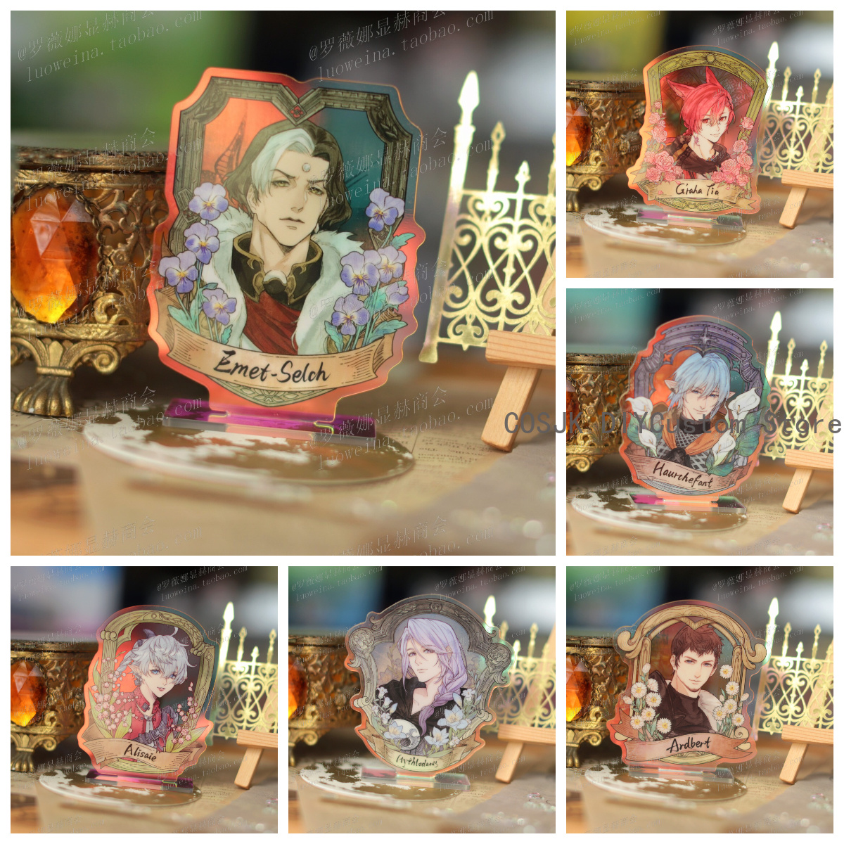 Game G'raha Tia‌ Crystal Exarc - Zenos Anime Cosplay reseña y precio