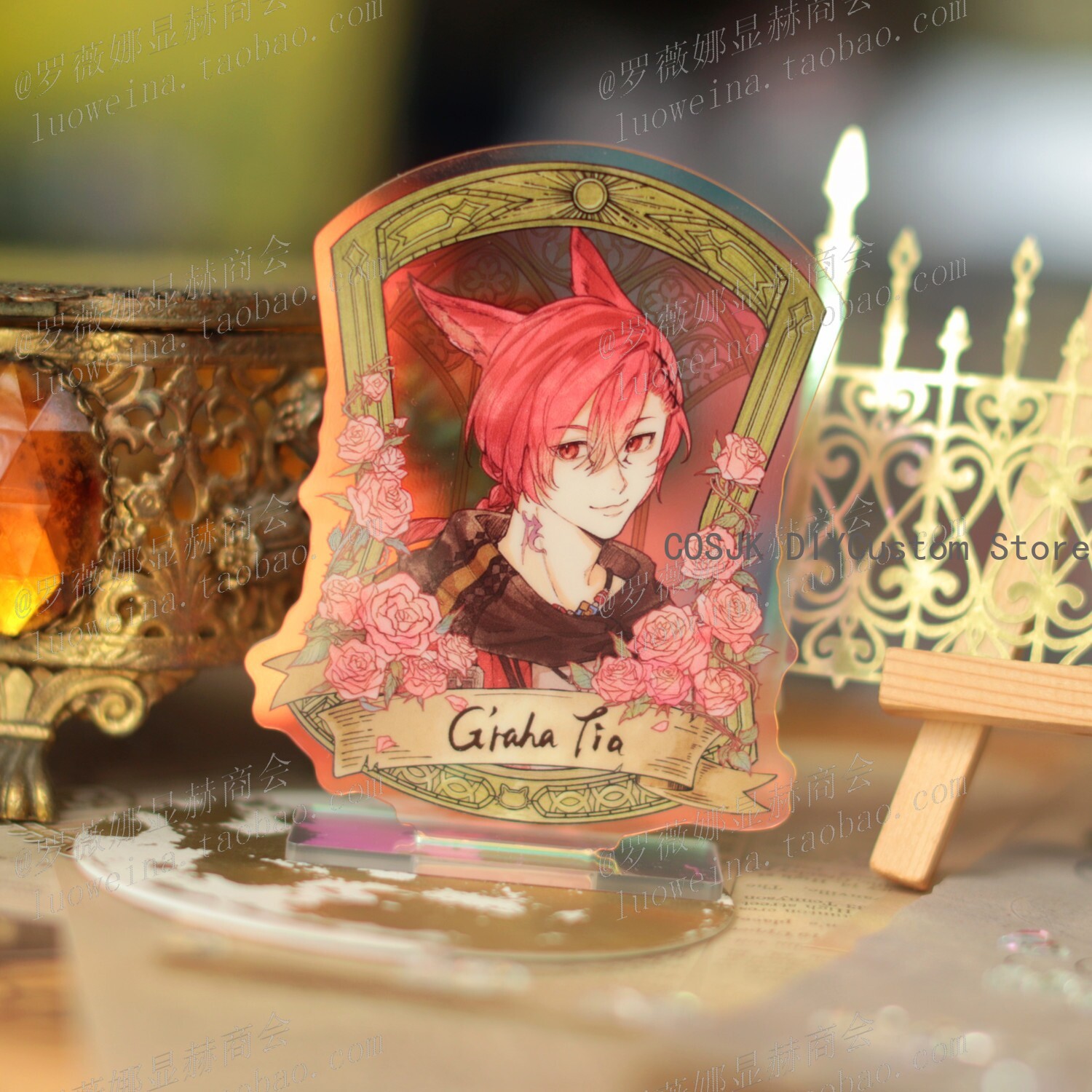 Game G'raha Tia‌ Crystal Exarc - Zenos Anime Cosplay reseña y precio