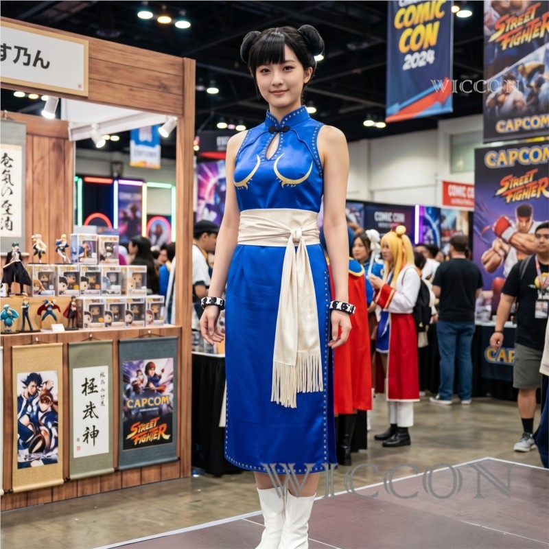 Street Fighter Chun Li Live Ac - Live Action Anime Cosplay reseña y precio