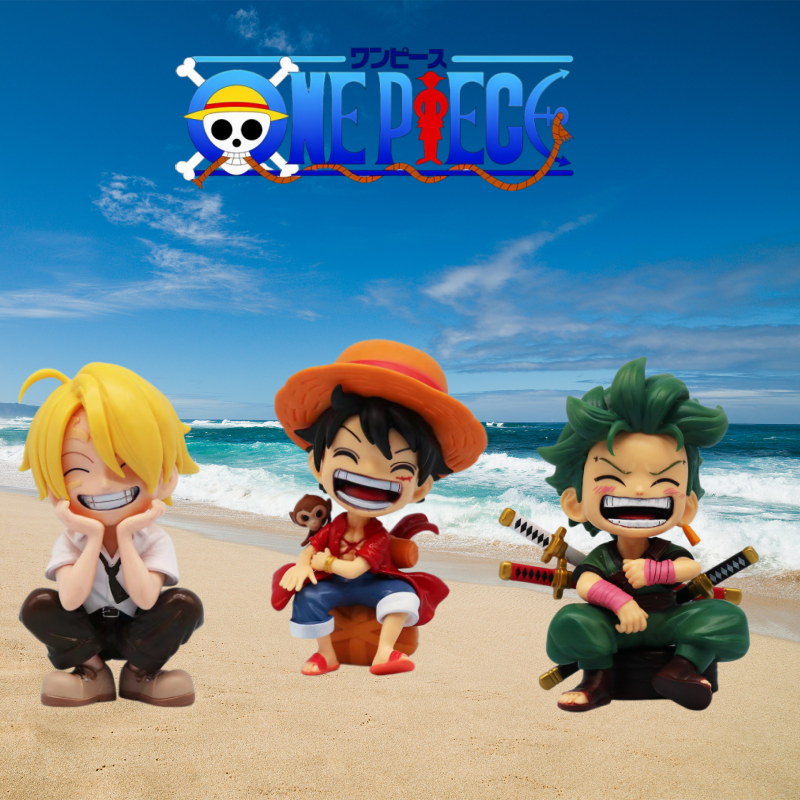 One Piece Chibi Luffy Zoro San - One Piece Straw Hat reseña y precio