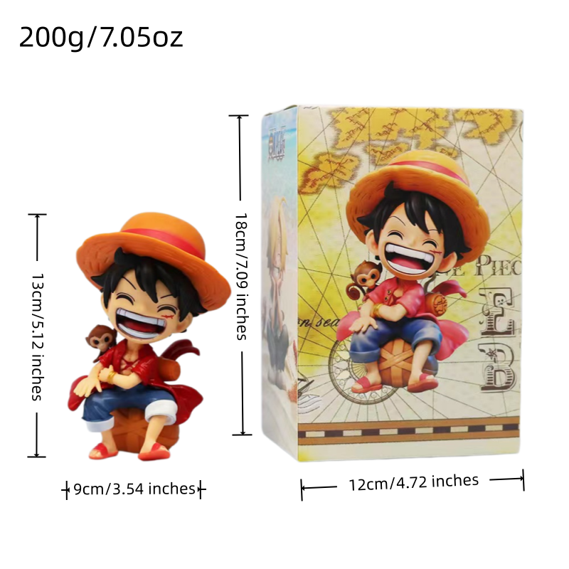 One Piece Chibi Luffy Zoro San - One Piece Straw Hat reseña y precio