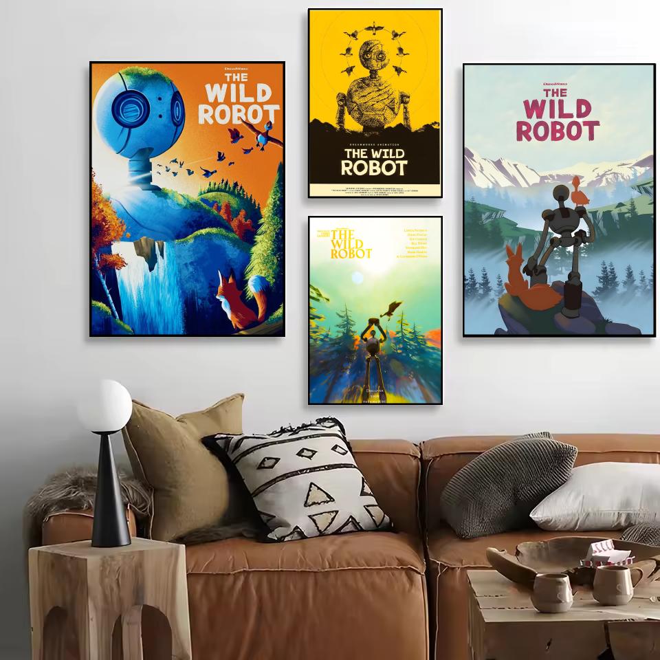 The W-Wild Robot Anime Poster  - Anime Cosplay Wallpaper reseña y precio