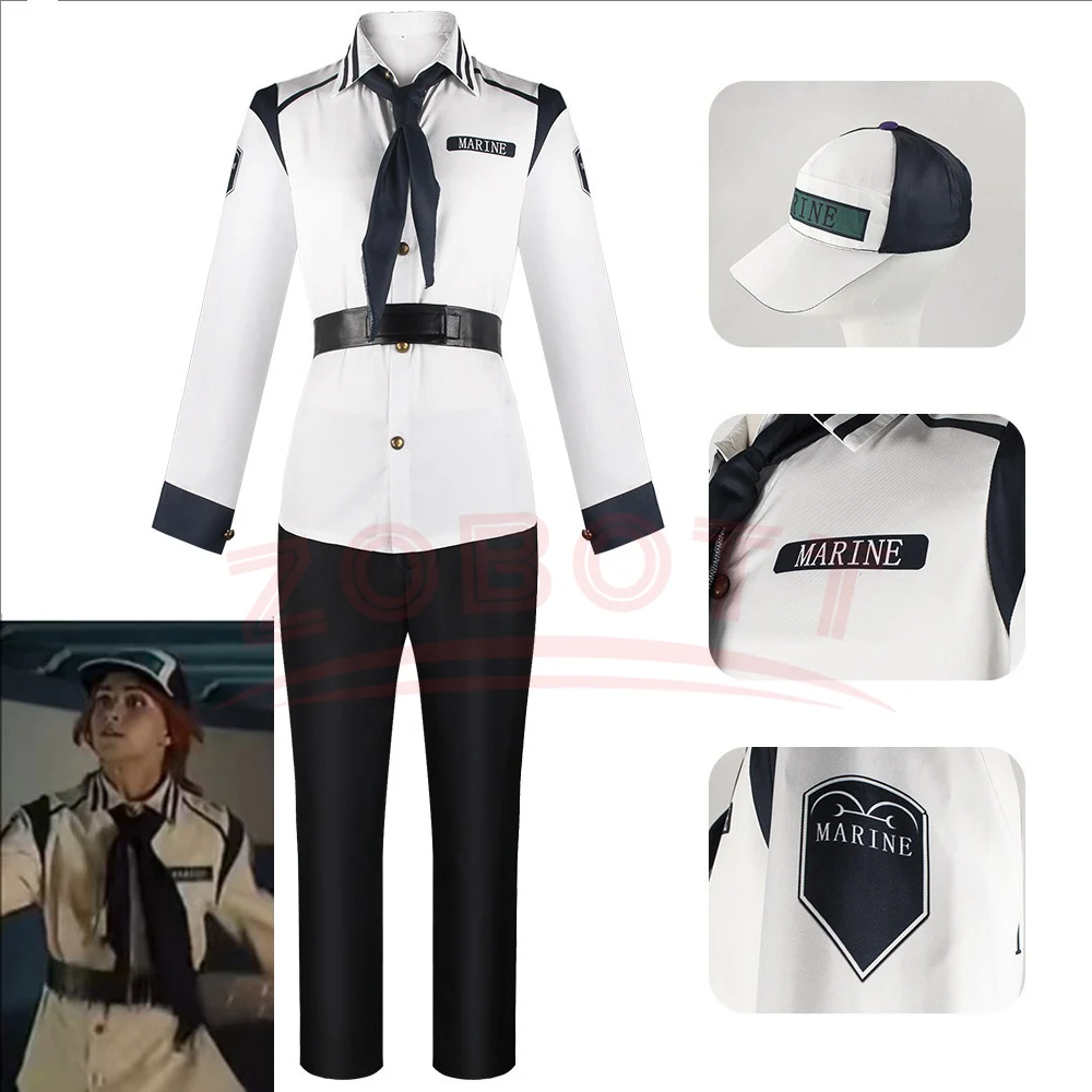 Navy Cosplay Fantasia Hat Suit - Live Action Anime Cosplay reseña y precio