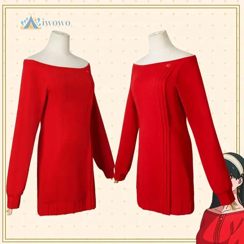 Yor Forger Cosplay Long Red Kn - Anime Cosplay Yor reseña y precio