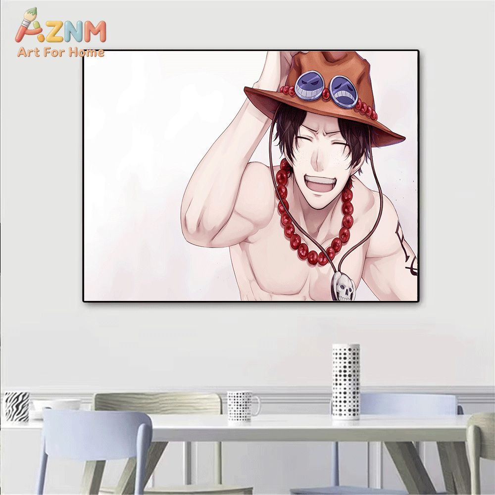 AZNM One Piece Anime Canvas Po - One Piece Straw Hat reseña y precio