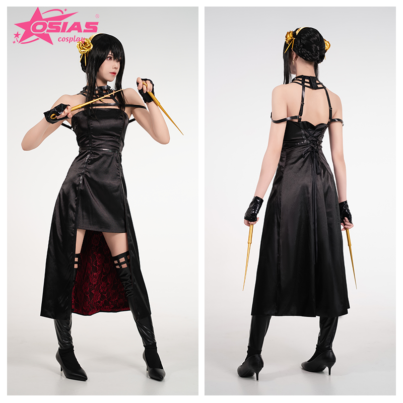 OSIAS Yor Forger Cosplay Costu - Anime Cosplay Yor reseña y precio