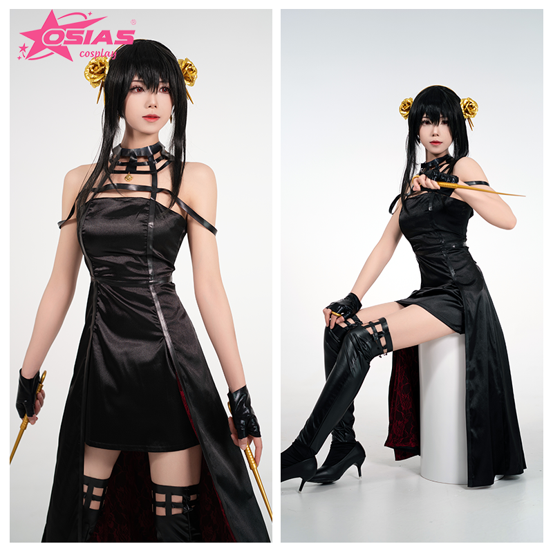 OSIAS Yor Forger Cosplay Costu - Anime Cosplay Yor reseña y precio