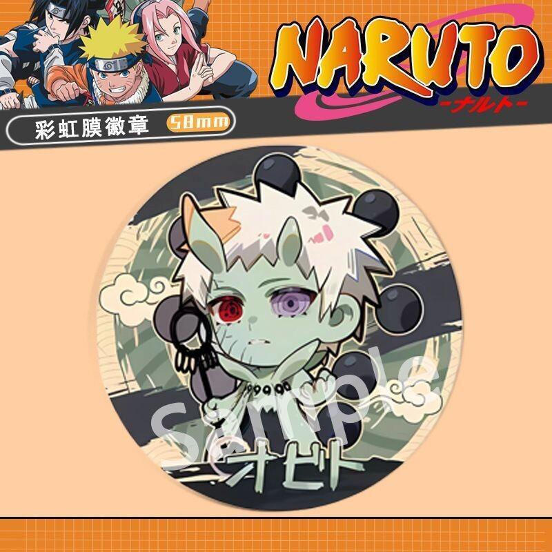 Naruto Anime Badge Iron Enamel - Anime Cosplay Obito reseña y precio