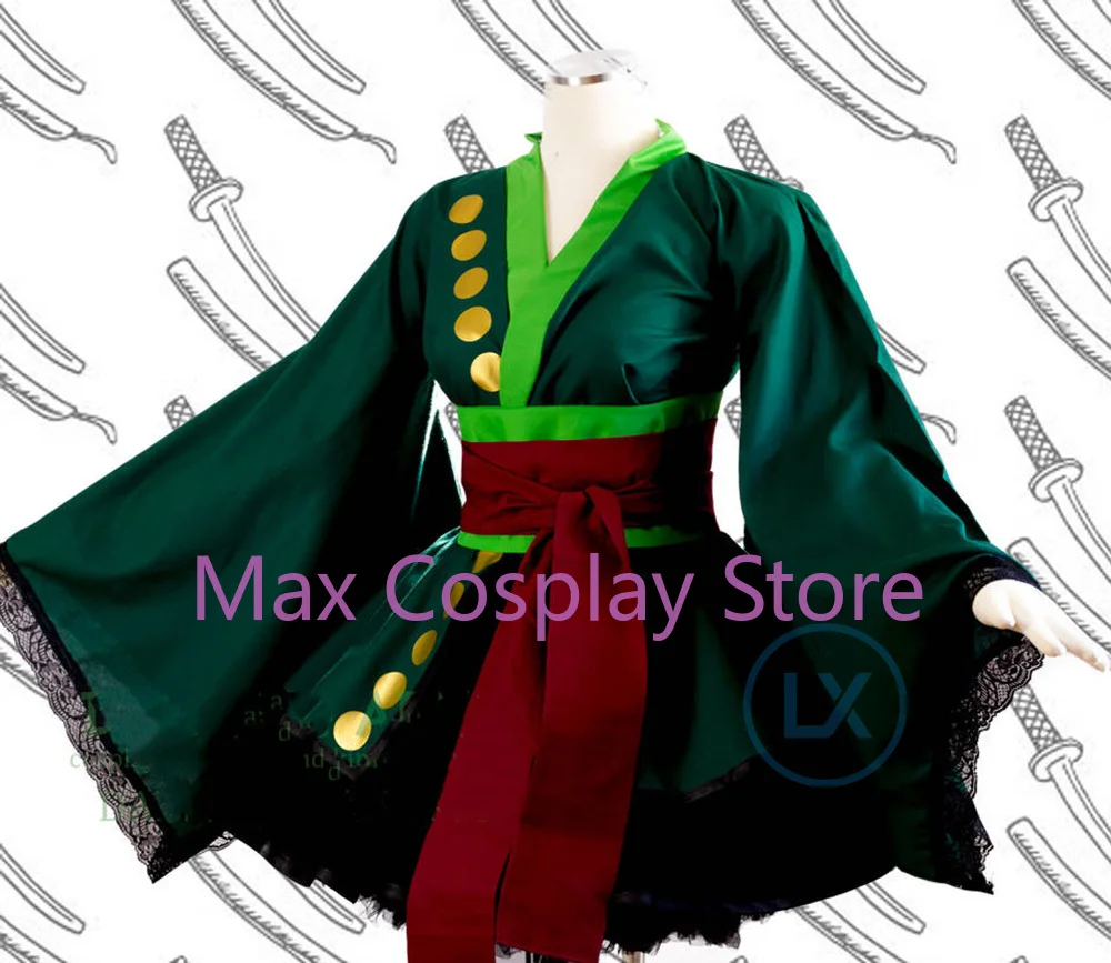 Max Anime Cosplay Costume Zoro - Anime Zoro Cosplay Female reseña y precio
