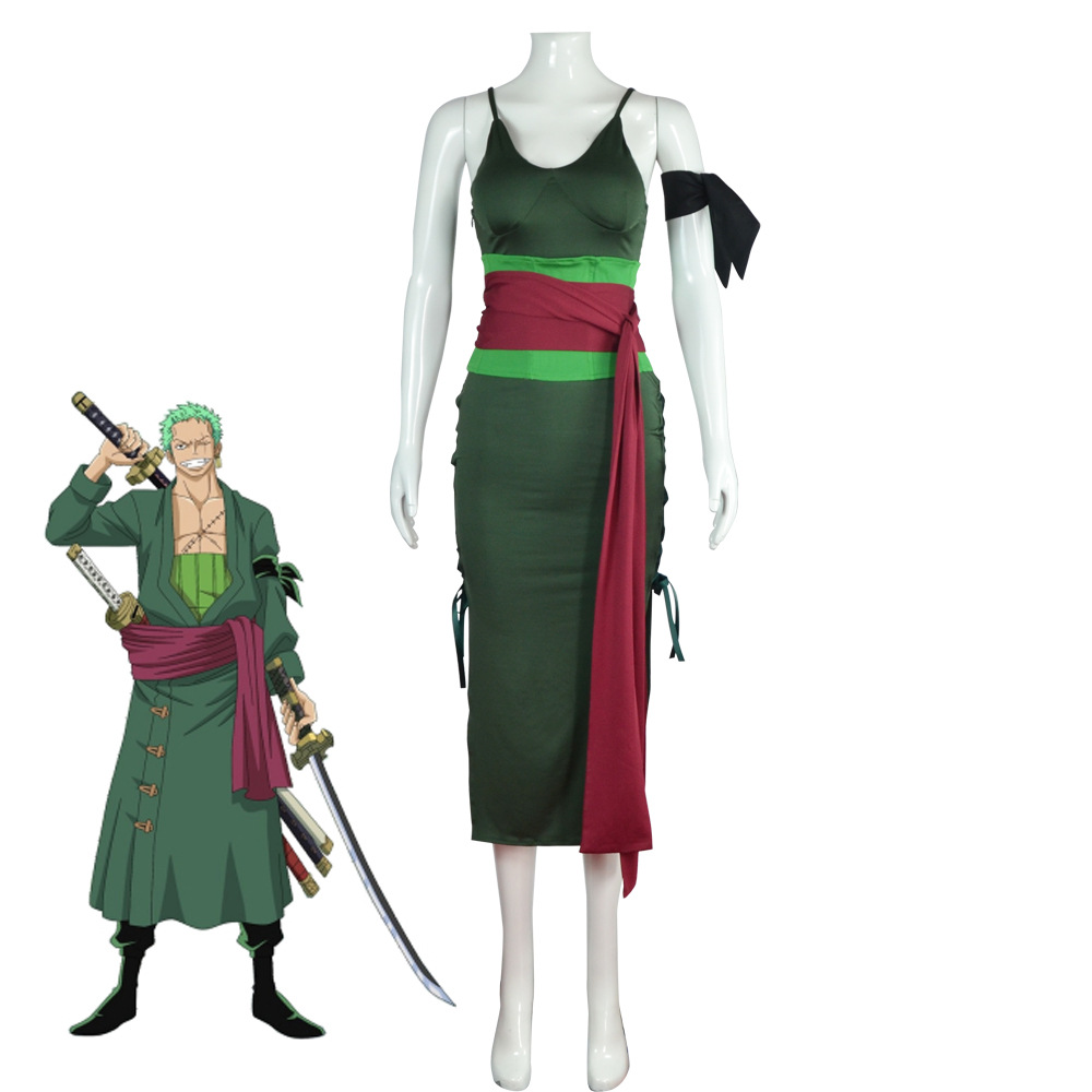 Anime Roronoa Zoro Cosplay Cos - Anime Zoro Cosplay Female reseña y precio