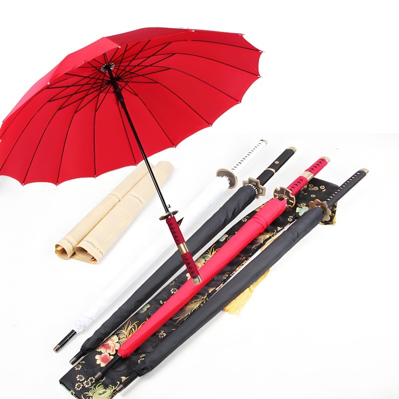 Roronoa Zoro Katana Umbrella C - Anime Cosplay Real Life reseña y precio