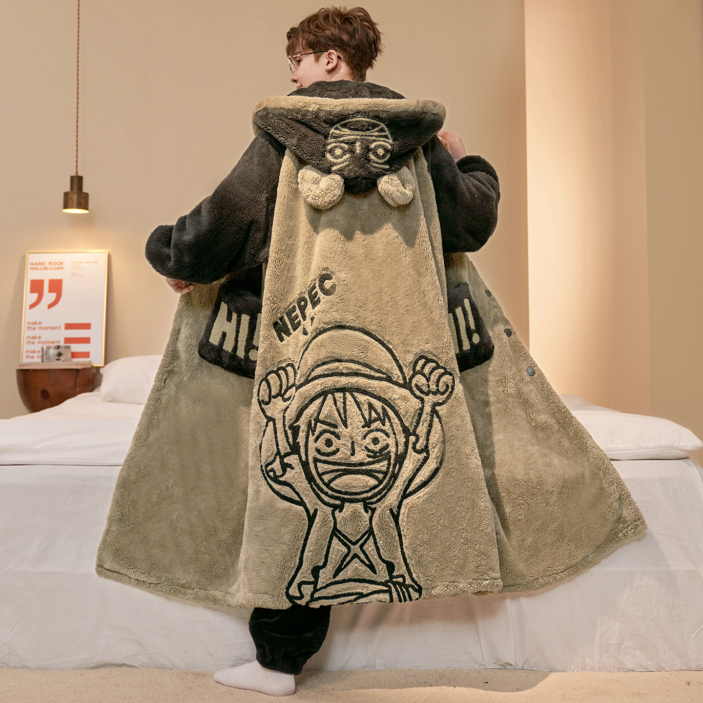 One Piece Luffy Bathrobe Anime - Anime Cosplay Naruto reseña y precio