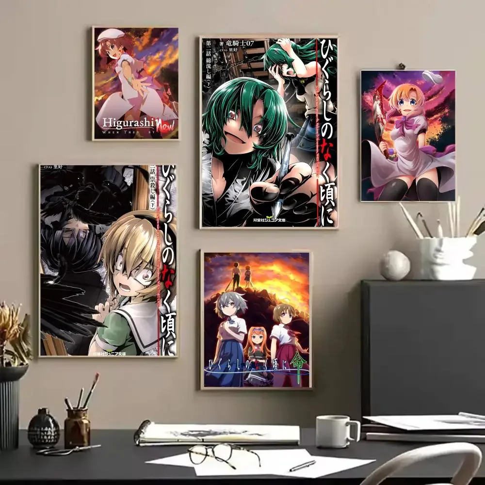 Anime H-Higurashi When They Cr - Anime Cosplay Wallpaper reseña y precio